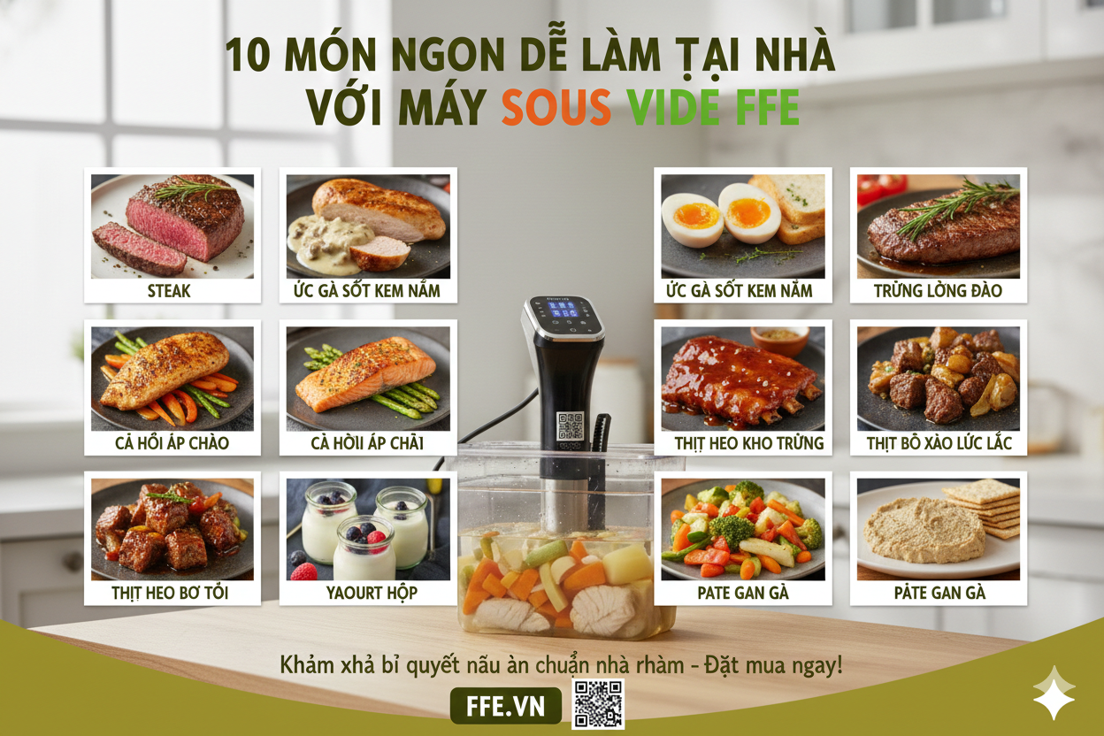 10 món ngon nấu bằng sous vide ffe